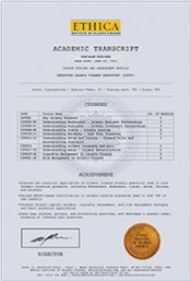 CIFE Certificate