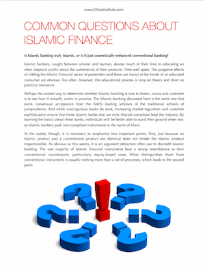 Common Questions About Islamic Finance